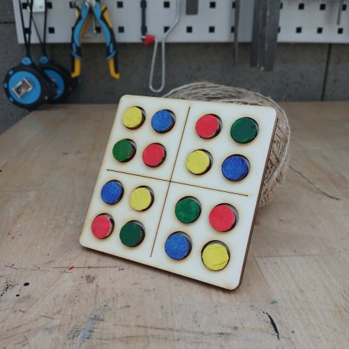 Piškvorkové sudoku - vyberte balení: 5 ks v balení