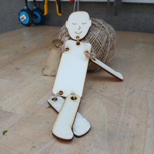 Uzlíkový maňásek - vyberte balení: panáček 5 ks v balení