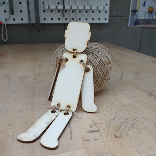 Uzlíkový maňásek - vyberte balení: panáček 5 ks v balení