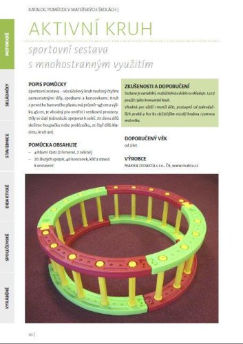 Katalog pomůcek v mateřských školách