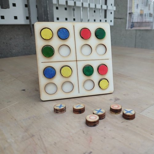 Piškvorkové sudoku - vyberte balení: 5 ks v balení