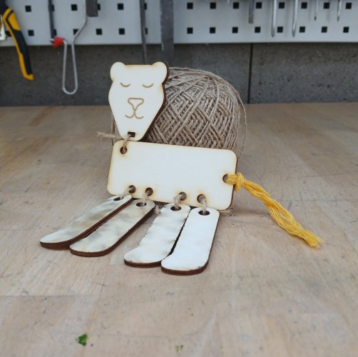 Uzlíkový maňásek - vyberte balení: panáček 5 ks v balení